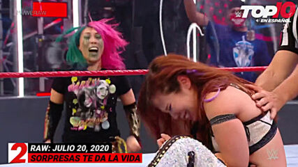 Top 10 Mejores Momentos de Raw En Español: WWE Top 10, Jul 20, 2020