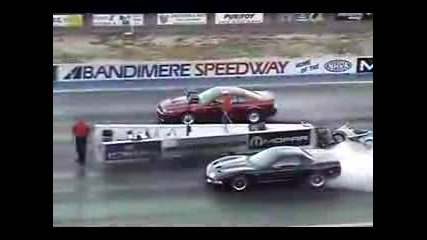 Twin Turbo Corvette Vs Supercharged Mustang.flv