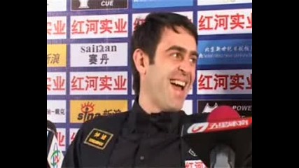 Ronnie Osullivan At The Press Conference