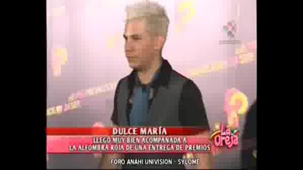 Dulce E Christian No Tapete Vermelho Dos Pre - Premios Mtv 2008