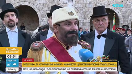 Как изглежда възстановката на обявяването на Независимостта?