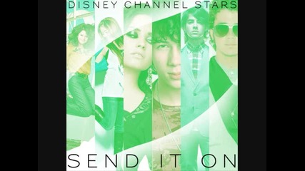 Jonas, Miley, Demi and Selena - Send It On 