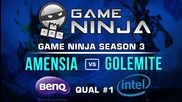Game Ninja LoL #1 - Amnesia Haze vs Golemite raki