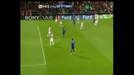 Rooney 0:1 - Aalborg Vs Man Utd.avi