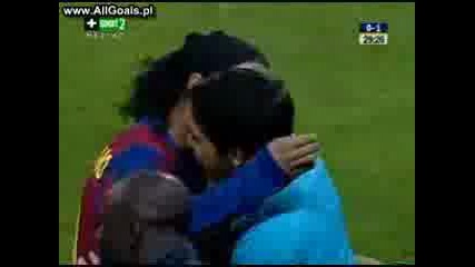 Ronaldinho Vs. Atletico(Wonderful Goal)