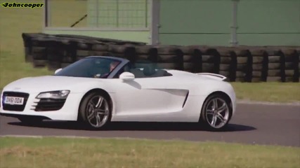 Porsche 911 Cabriolet vs Audi R8 Spyder - Fifth Gear