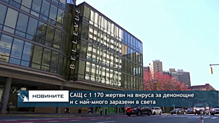 САЩ с 1 170 жертви на вируса само за денонощие и с най-много заразени в света