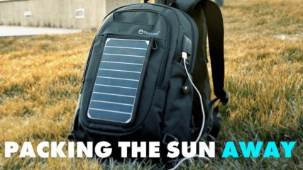 Charge your devices with a backpack