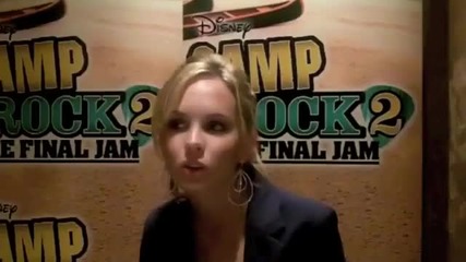 Интервю С Актьорите От Camp Rock 2 
