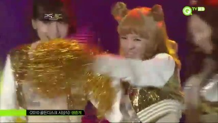 Snsd - Oh! + Run Devil Run Live @ Golden Disk Awards [hq]
