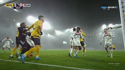 Wolverhampton Wanderers FC with a Spectacular Goal vs. Manchester United