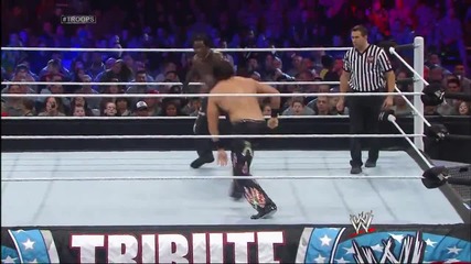 R-truth vs. Fandango- Tribute to the Troops 2013