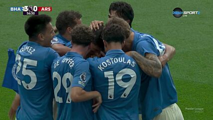 Goal by Brighton and Hove Albion