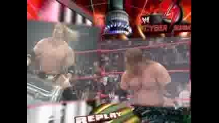 WWE Cyber Sunday Triple H Vs Umaga - Уличен бой Part1