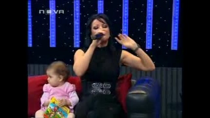 Димана с детето си в Шоуто на Иван и Андрей 07.01.2010 H. Q. (част 2 на шоуто)
