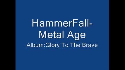 Hammerfall - The Metal Age