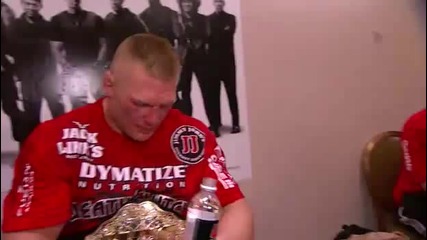 Ufc Brock Lesnar And The Rock Hug