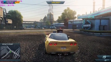 need for speed most wanted 2012 fps test 1280x720