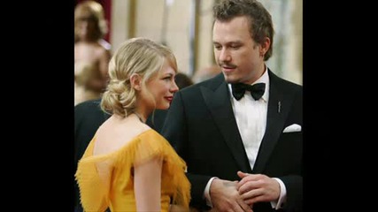 Heath Ledger and Michelle Williams
