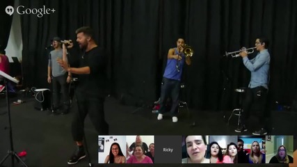 Ricky Martin Hangout-adios new single live- Mexico tour rehearsals 26.09.2014