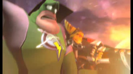 Ratchet & Clank Future: A Crack in Time Exclusive Captain Qwark Cinematic 