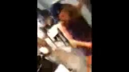 Chuck, Yvonne Strahovski танцува по време на снимки 