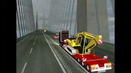 Euro Truck Simulator 2008 load to Helsinki with Scania R580