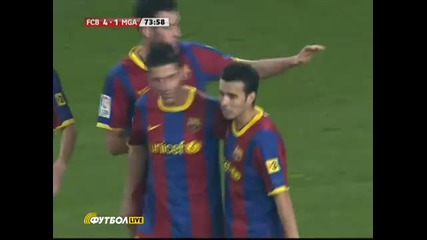 Barcelona 4 - 1 Malaga ( Villa )