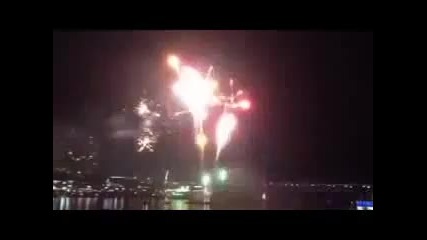 Japan Tokyo New Years Fire Works 2013