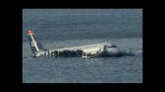 Самолет се приземява в река Хъдсън в Ню Йорк