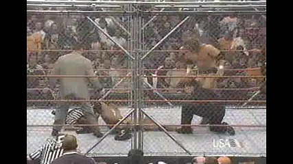 Wwf Raw Is War 10.04.00 The Rock Vs Big Boss Man - Steel Cage