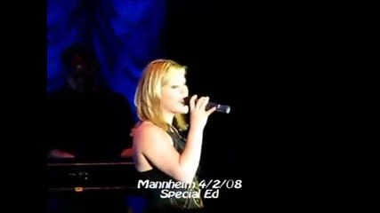 Kelly Clarkson Because Of You Live Acoustic Version Mannheim April 2008 