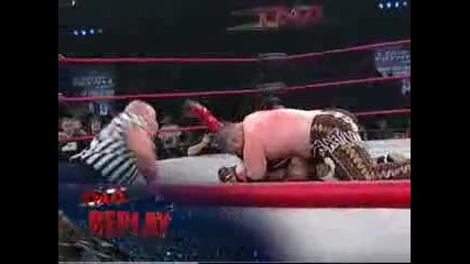 Tna: Footage Of Samoa Joe vs. Booker T 