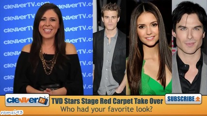 Tvd's Nina Dobrev, Ian Somerhalder Paul Wesley At the 2012 People's Choice Awards