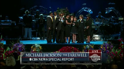 Фамилията Джаксън Сбогуването с Майкъл Vbox7
