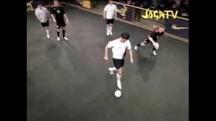 Mini football - Ronaldo's team vs Rooney's team