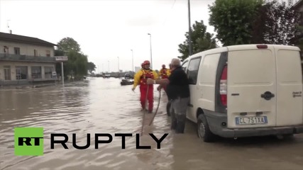 Italy: One dead, two missing after heavy rain hits Piacenza