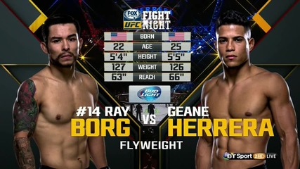Ray Borg vs Geane Herrera (ufc Fight Night 73, 08.08.2015)