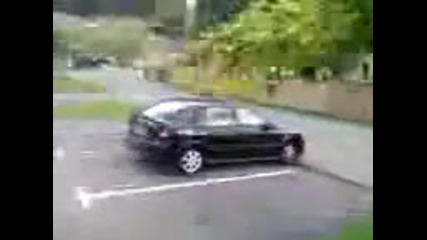jumps over car
