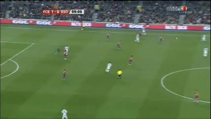 12.12.2010 Барселона 1 - 0 Реал Сосиедад гол на Давид Вия 