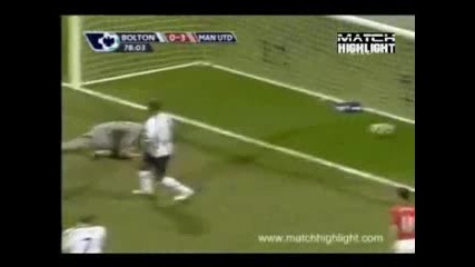 27.03.10 Болтън 0:3 Манчестър Юнайтед Бербато Гол