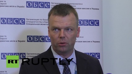 Ukraine: OSCE claim a military build-up on both sides of the line in east Ukraine