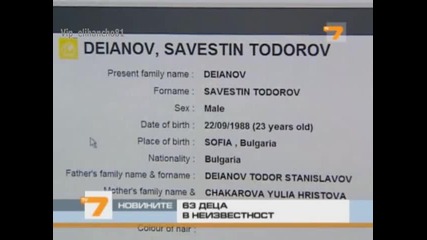 63 деца в Неизвестност !