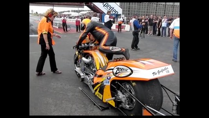 Top fuel bikes at Veidec Nitro Festival 2010