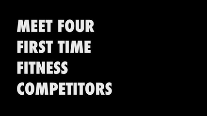 Four Debut Fitness Models - First Competition
