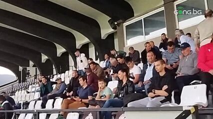 Звездното присъствие на трибуните на "Александър Шаламанов"