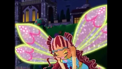 Winx Club : Aisha Enchantix Transformation! Rai English!