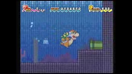 Super Paper Mario - Walkthrough - Chapter 3 - 2 Part 2 (blooper. The Huge) 