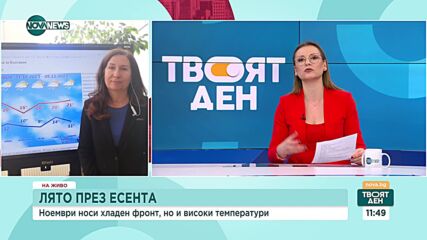 Метеоролог: Ноември ще бъде топъл