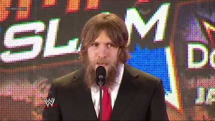 Daniel Bryan appears at the Summerslam 2013 Press Conference